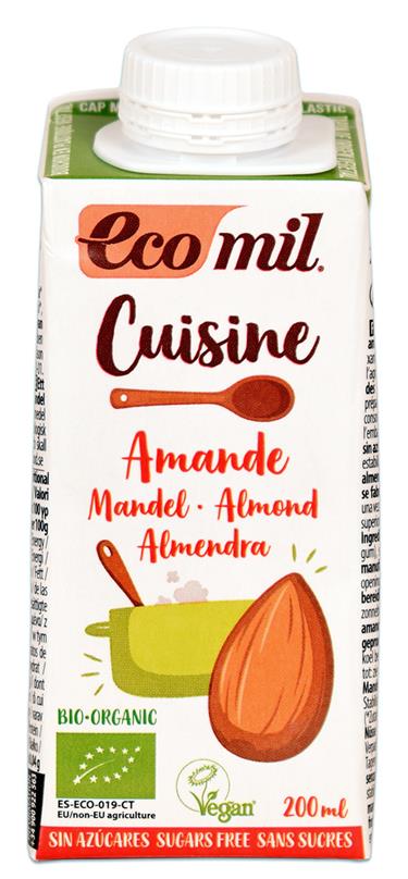 Mandel madlavningsfløde sukkerfri, Økologisk